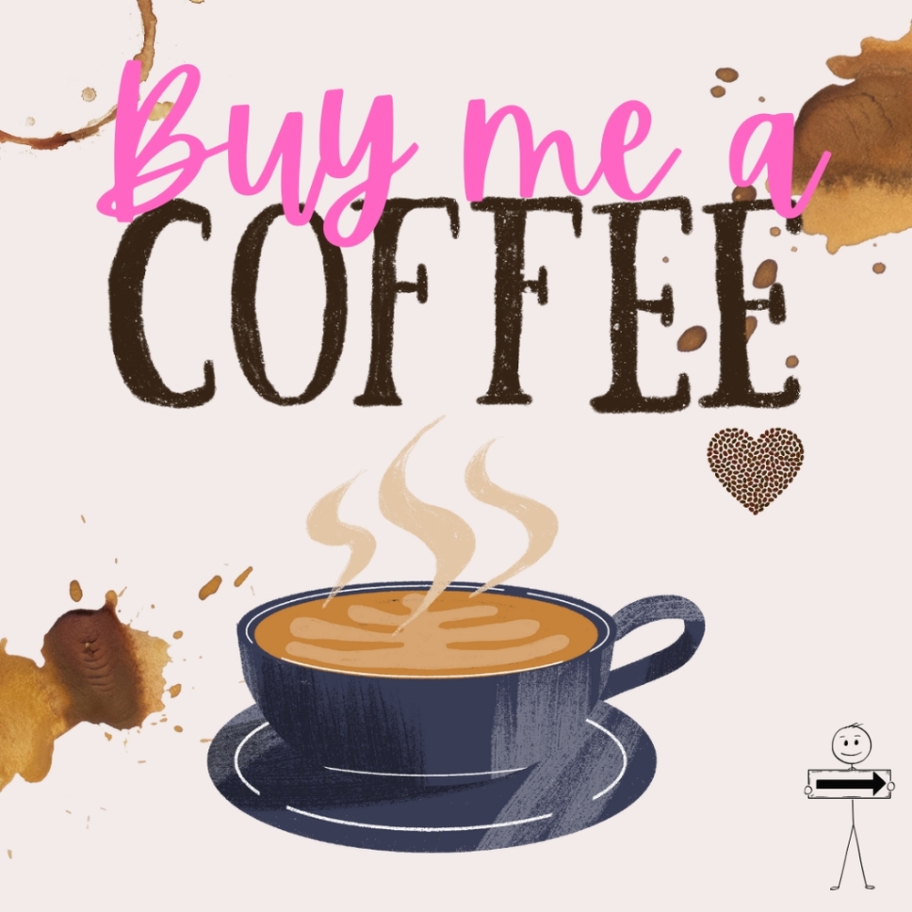 ✨ Buy Me A Coffee ✨ Seller Appreciation (It's Like A Virtual Hug, But Better) 🌹